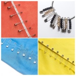 250 Pack Safety Pins by Luxurecourt, 4 Assorted Sizes of Durable, Silver Small and Large Safety Pins Bulk, Rust-Resistant Nickel Plated Steel, Sharp Edge for Clothes, Sewing, Arts & Craft - Image 2